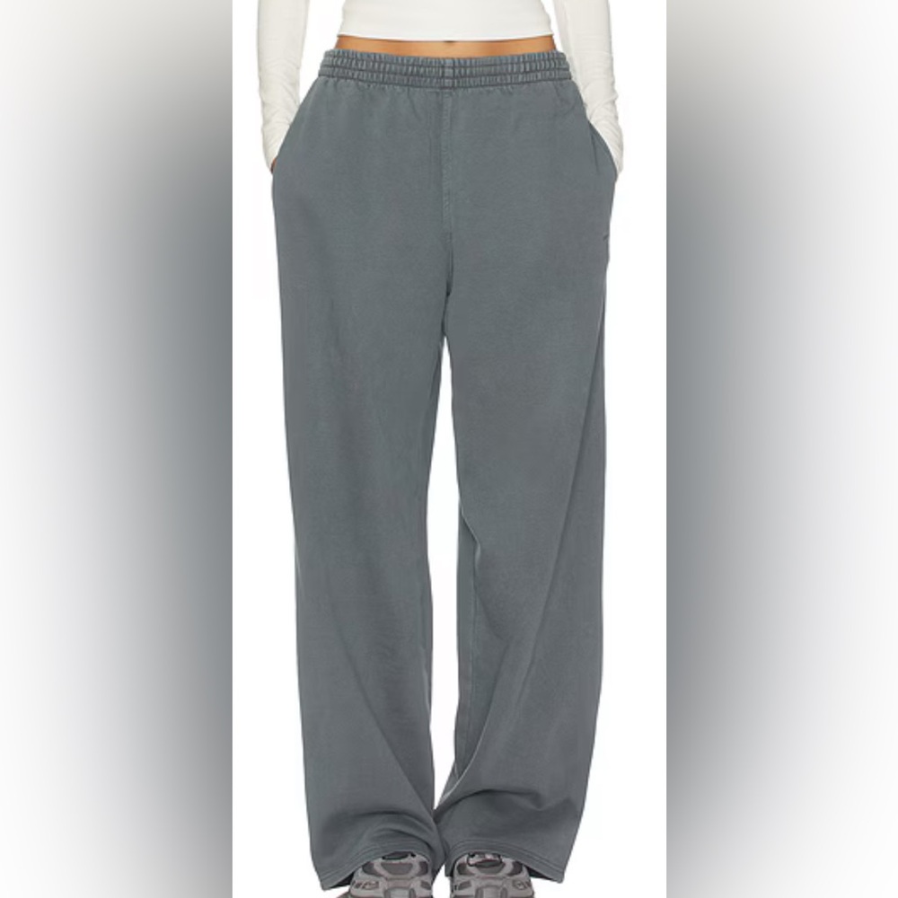 NWT💎SKIMS Boyfriend Zircon Fleece Sweatpants Size Small Oversized Fit Retail $98 - Picture 6 of 7